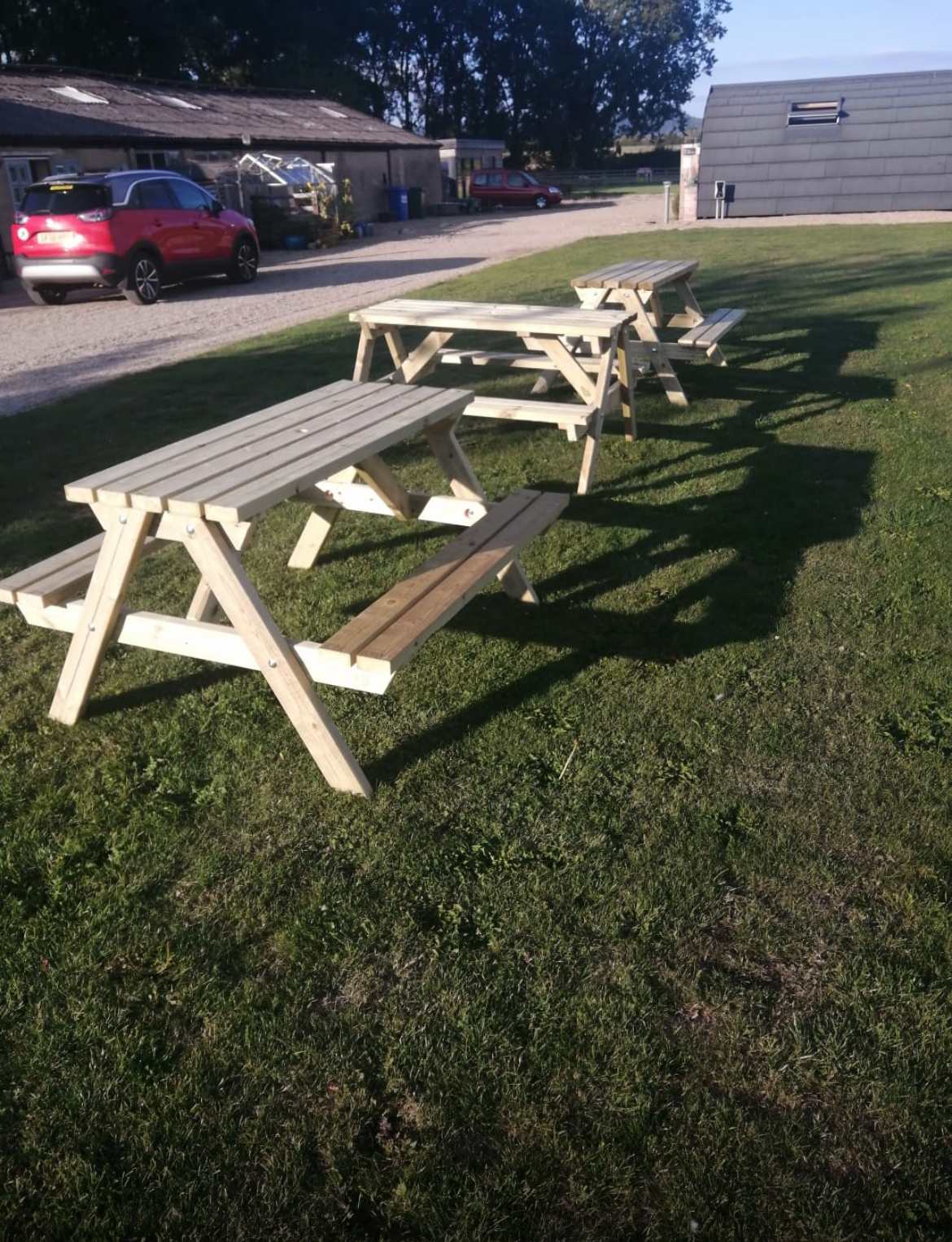 Your store. Picnic tables
